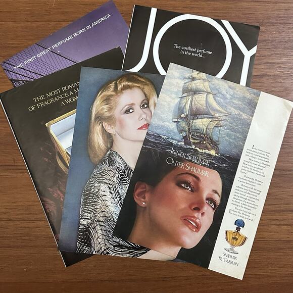 5 Vintage Magazine Print Ads 1977 Chanel Shalimar - Picture 1 of 6